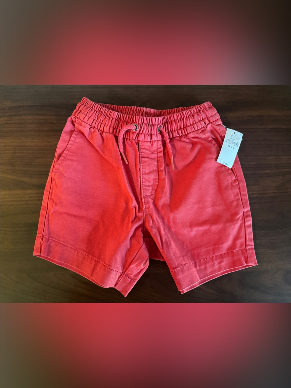 GapKids Casual Drawstring Shorts - Red